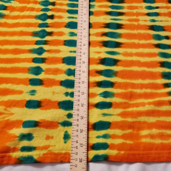 Tie Dye boho Style crew neck short sleeve T-shirt 100% cotton Size M. - Picture 9 of 10